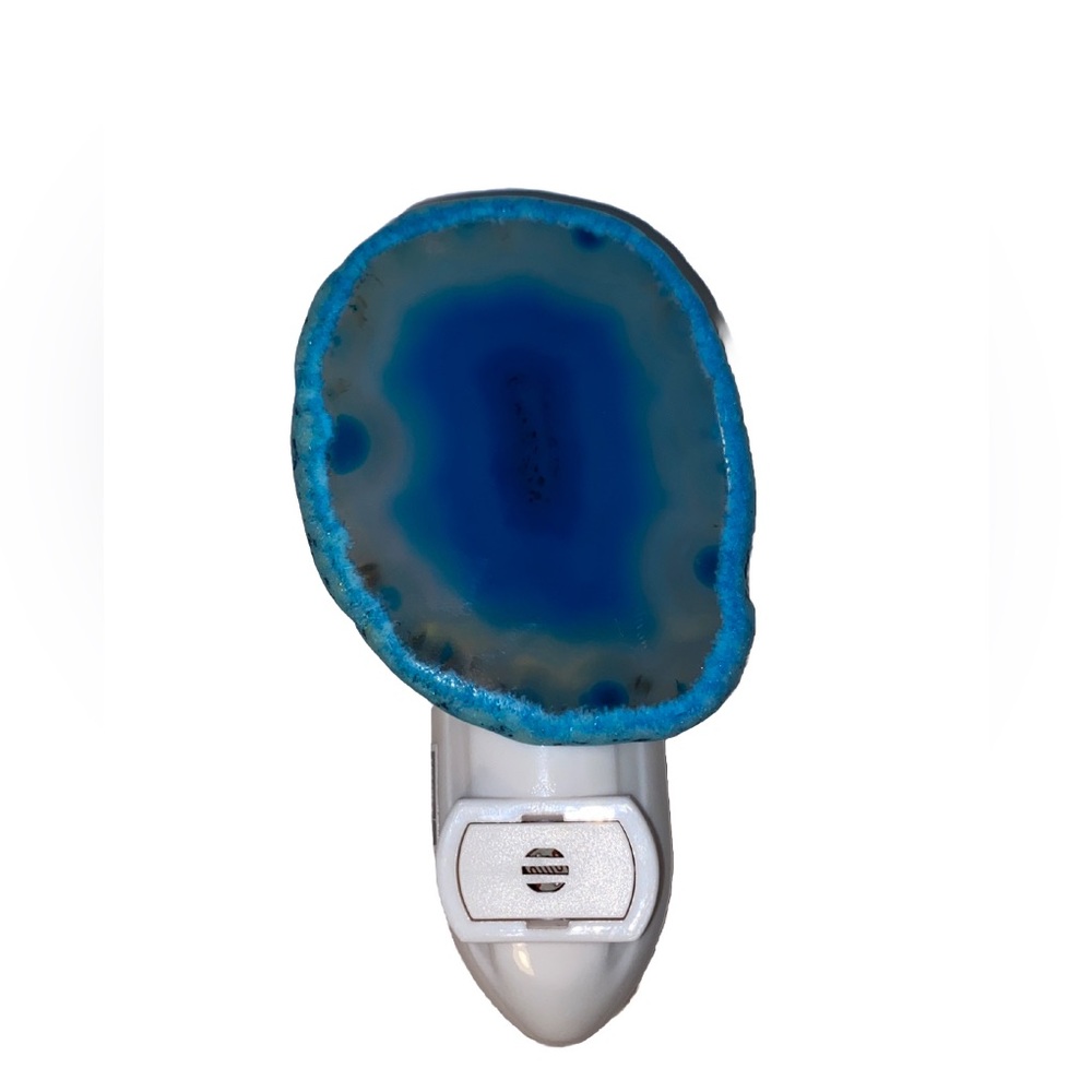 Blue agate night light